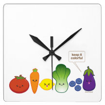 Keep It Colorful (Simple Design) Clock