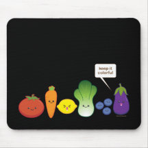 Keep It Colorful (Simple Design) Mousepads