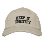 KEEP IT COUNTRY embroidered hats
