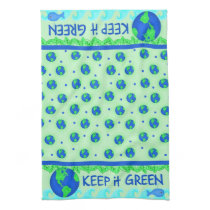 Keep It Green Ecology Kitchen Towell kitchen towels
