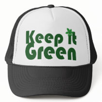 Keep it Green hats