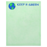 Keep It Green Letterhead