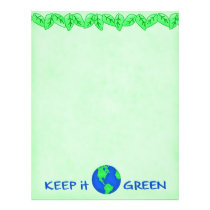 Keep It green letterhead letterhead