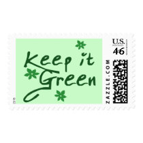 Keep it Green postage