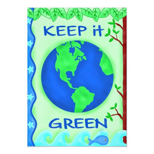 Keep the earth green essay