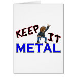 Keep It Metal Greeting Cards