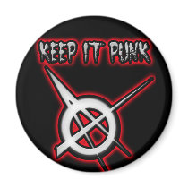 KEEP IT PUNK guys girls Punk Music magnets