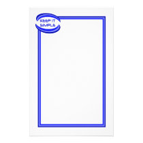 Keep it Simple stationery