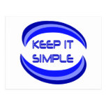 Keep It Simple Post Card
