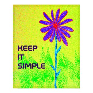 Keep It Simple poster print