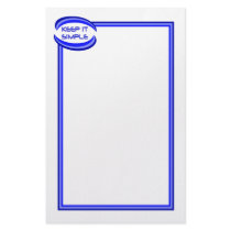 Keep it Simple Personalized Stationery