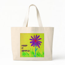 Keep It Simple tote bag