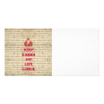 Keep Karma &amp; live Longa Photo Cards