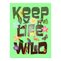 Keep Life Wild Poster posters by catchthenextwave Keep Life Wild Poster posters