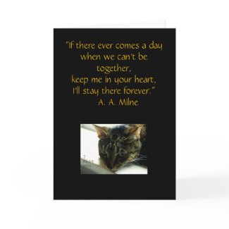 Keep Me in Your Heart Card card