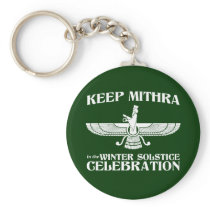 Keep Mithra in the Winter Solstice Celebration keychains