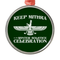 Keep Mithra in the Winter Solstice Celebration ornaments