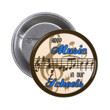 Keep Music in our Schools! Pinback Buttons