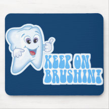 Keep On Brushin! Mouse Pads