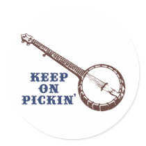 Keep On Pickin' Stickers
