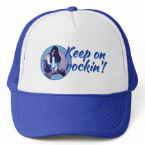 Keep on rockin'! mesh hat