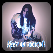 Keep on rockin'! stickers