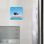 Keep on Running Ostrich Magnet magnet
