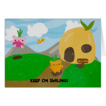 Keep on smiling! cards