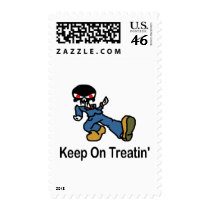 Keep on Treatin' postage