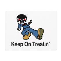 Keep on Treatin' postcards