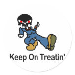 Keep on Treatin' Round Stickers