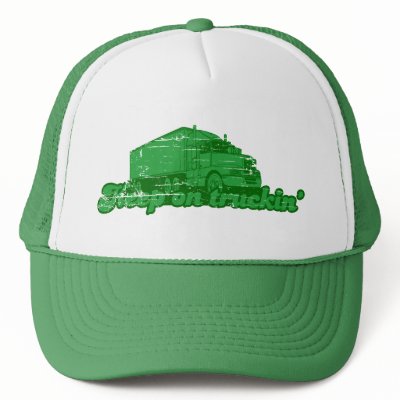 Keep on truckin' Trucker Hat by ruderetro