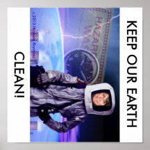 KEEP OUR EARTH CLEAN: EXPORT TOXIC WASTE POSTER