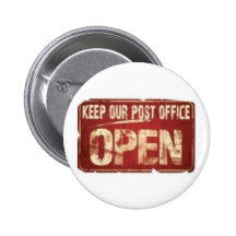 Keep our Post Office Open Buttons
