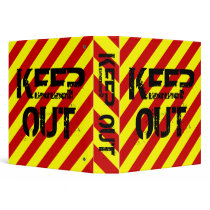 KEEP OUT binders