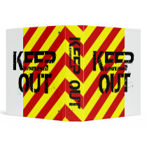 KEEP OUT binders