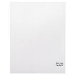 Keep pace Play Bass black text design Personalized Letterhead