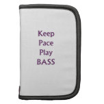 Keep pace Play bass purple text Folio Planner