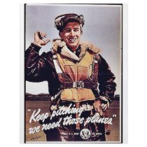 Keep Pitching We Need Those Planes flyers by ww2posters Keep Pitching We Need Those Planes flyers