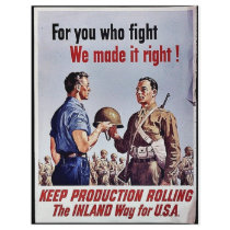 Keep Production Rolling, The Indland Way For U.S.A flyers