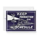 Keep Production Schedule Personalized Invites