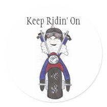 Keep Ridin' On - sticker