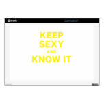 Keep Sexy and Know It Decal For Laptop