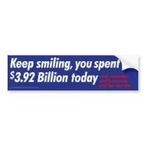 Keep Smiling bumper stickers