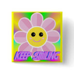 Keep Smiling Button