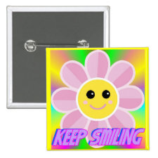 Keep Smiling Button