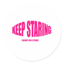 KEEP STARING stickers