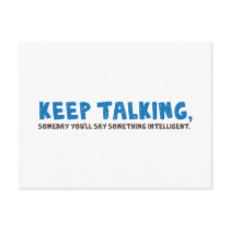 Keep Talking postcards