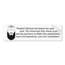 Keep the Beard! Bumper Sticker