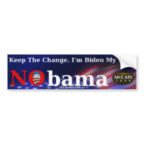 "Keep the Change" Bumper Sticker